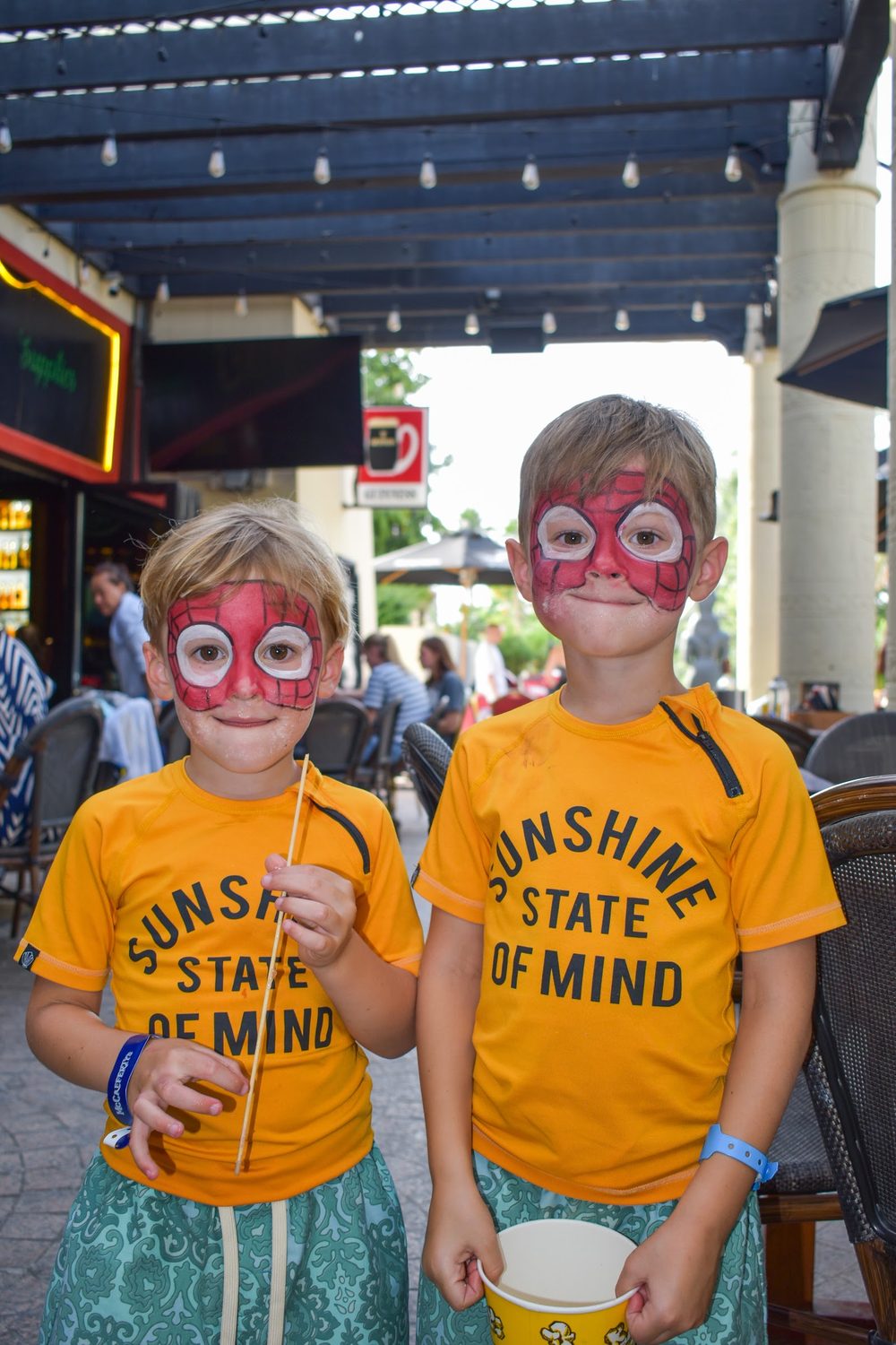 Young Warriors enjoy the awards celebration